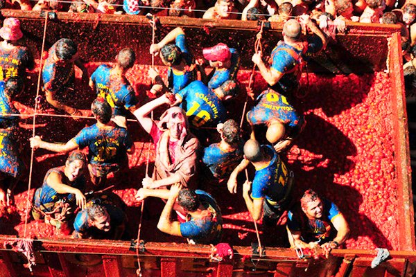 Tomatina Food Fight